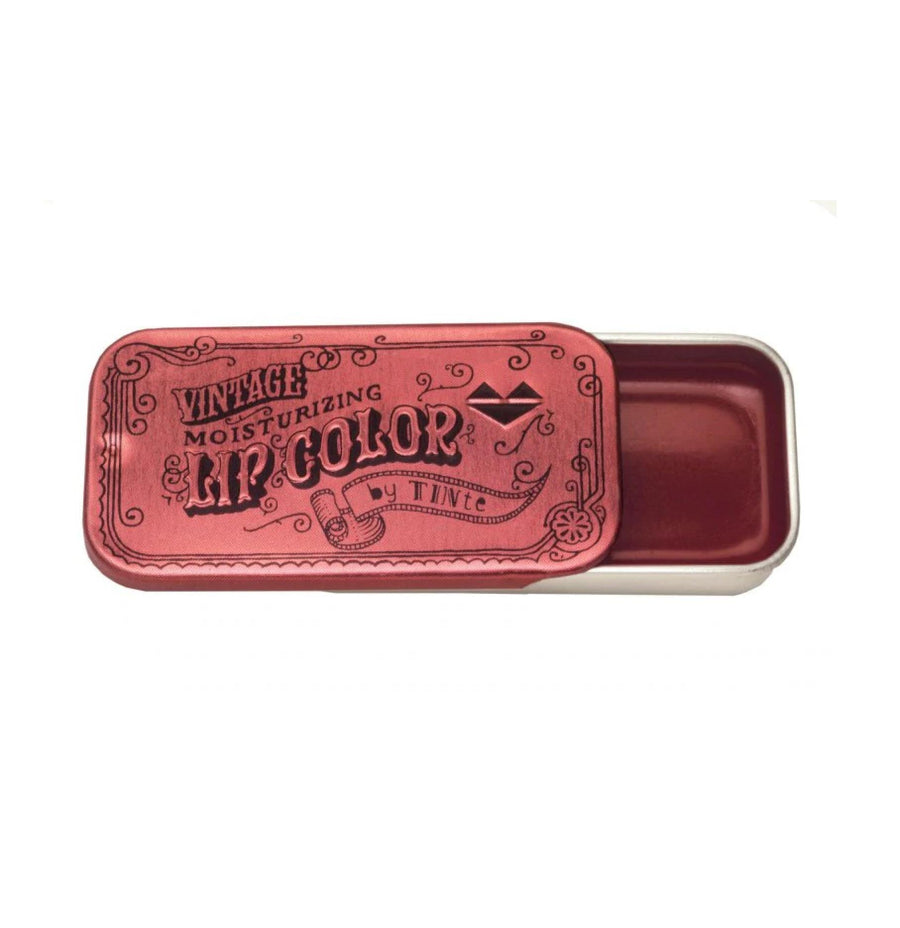 Vintage Slider Tin Moisturizing Flavored Lip Color | Miss Pepper Vintage Slider Tin Moisturizing Flavored Lip Color | Miss Pepper