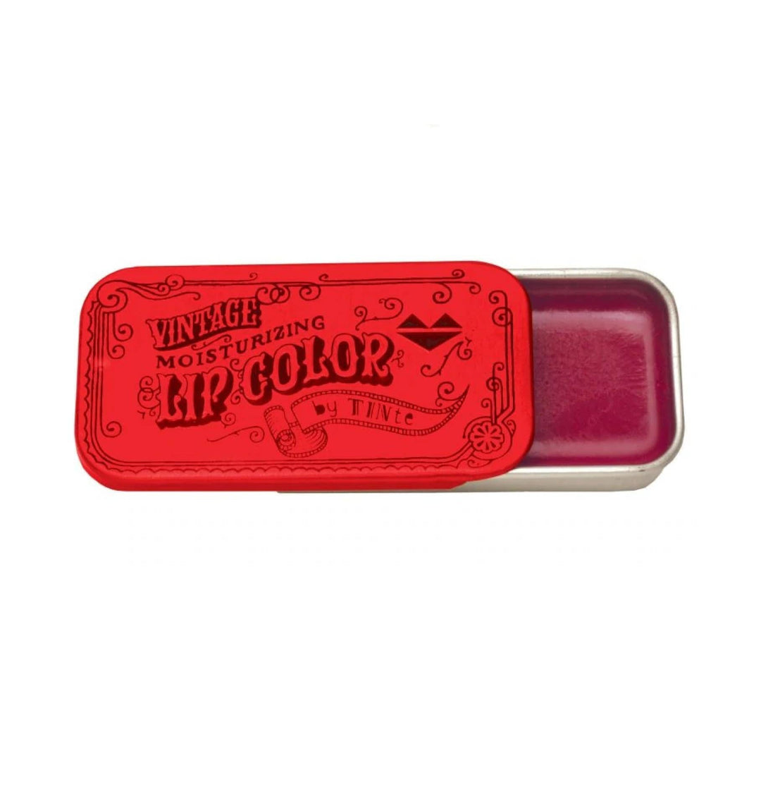 Vintage Slider Tin Moisturizing Flavored Lip Color | Watermelon Vintage Slider Tin Moisturizing Flavored Lip Color | Watermelon