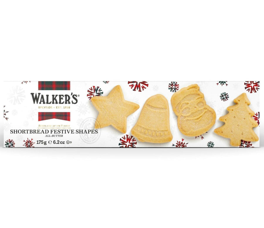 Walker's Pure Butter Shortbread Festive Shapes Walker's Pure Butter Shortbread Festive Shapes