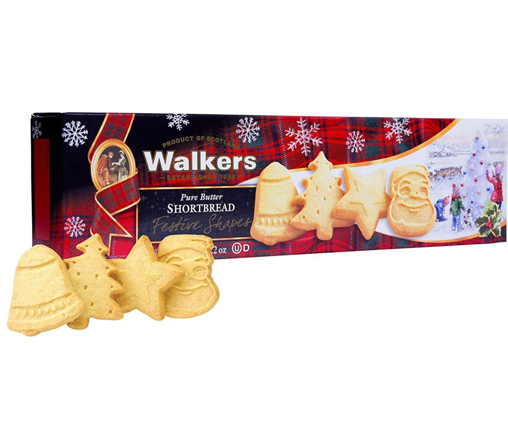 Walker's Pure Butter Shortbread Festive Shapes Walker's Pure Butter Shortbread Festive Shapes