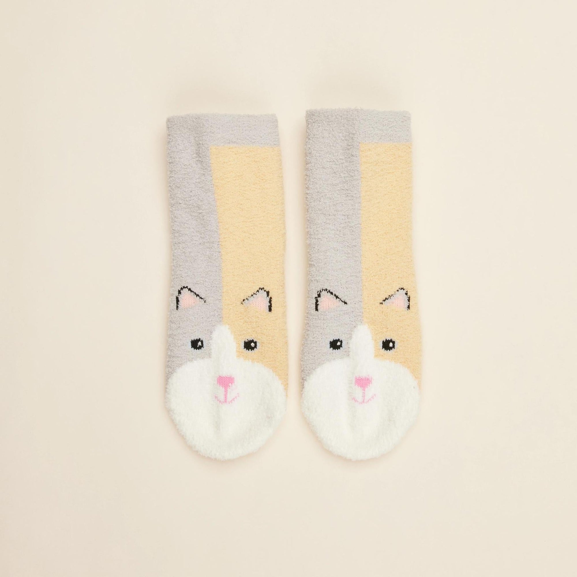 Warmies® Kids Marshmallow Calico Cat Crew Socks