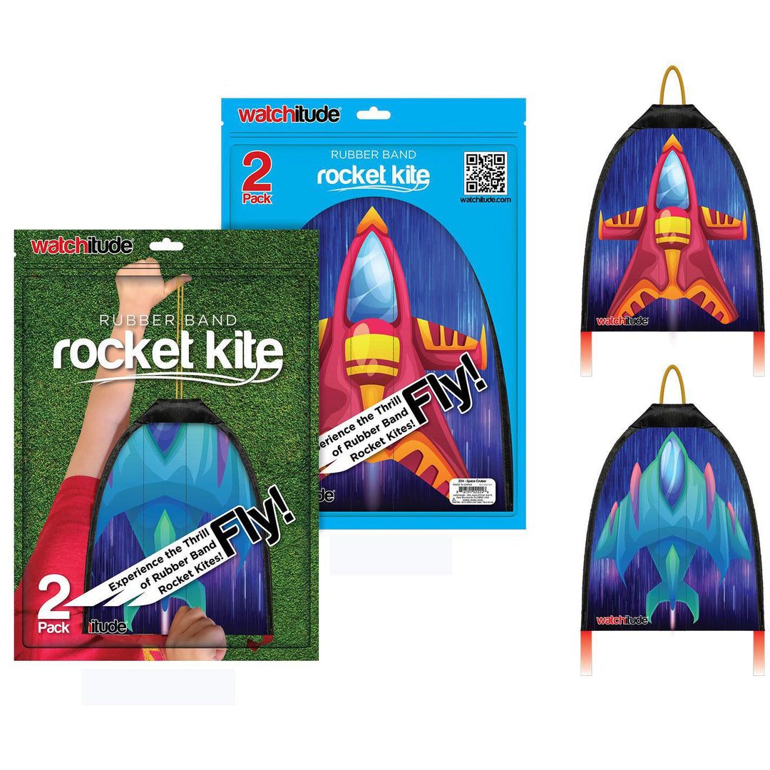 Watchitude Rubber Band Rocket Kite – Launch, Soar, and Play! Watchitude Rubber Band Rocket Kite – Launch, Soar, and Play!