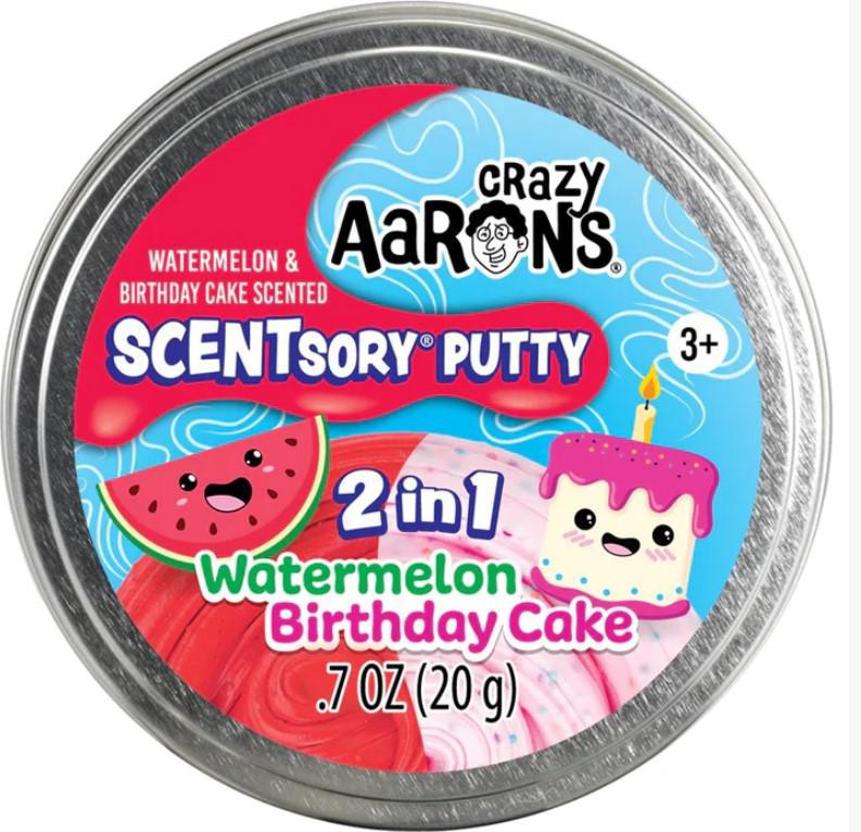Crazy Aaron's SCENTsory Putty | Mash-Ups Watermelon Birthday Cake