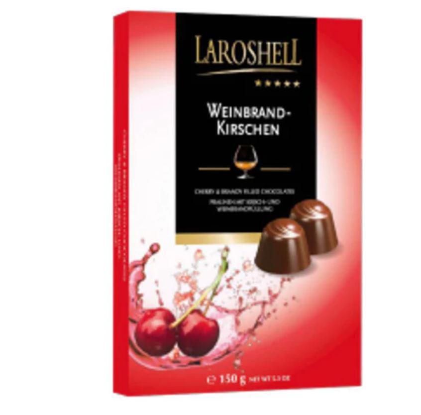 Weinbrand-Kirschen Laroshell Brandy Cherries Weinbrand-Kirschen Laroshell Brandy Cherries