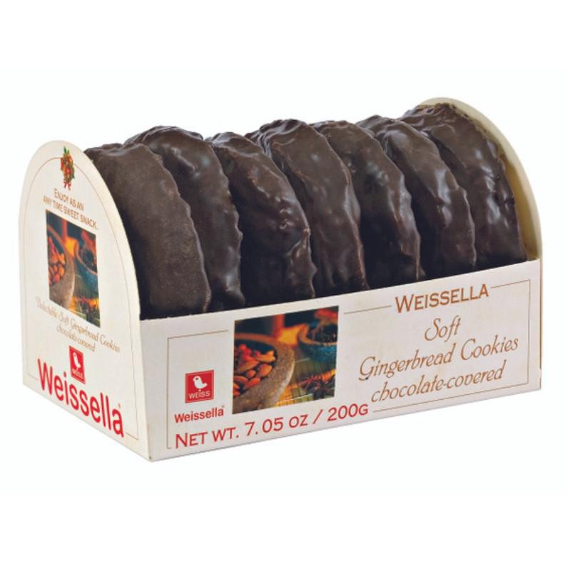 Weiss Weissella Dark Chocolate Covered Gingerbread Oblaten