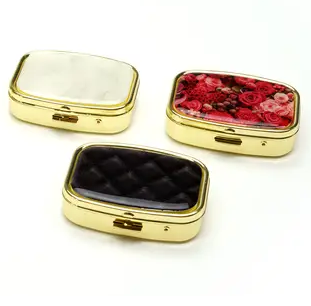 Wellness Keeper Women's Pocket-Sized Pill Case | Rectangle