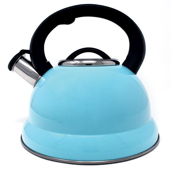 Whistling Blue Tea Kettle Stainless Steel Whistling Blue Tea Kettle Stainless Steel