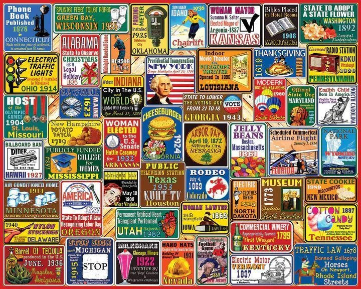 White Mountain  Jigsaw Puzzle | America’s First White Mountain  Jigsaw Puzzle | America’s First