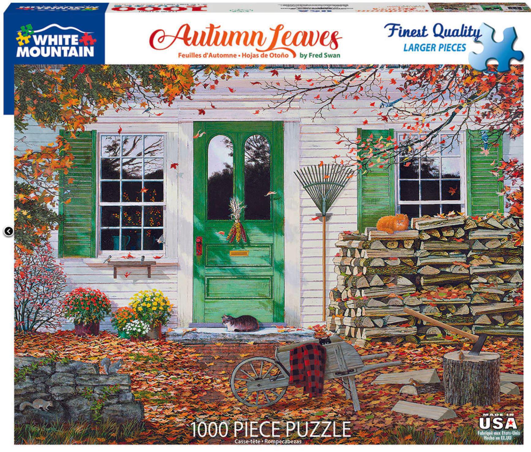 White Mountain Jigsaw Puzzle | Autumn Leaves 1000 Piece