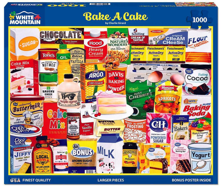 White Mountain  Jigsaw Puzzle | Bake A Cake White Mountain  Jigsaw Puzzle | Bake A Cake