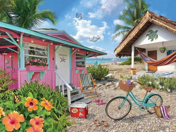 White Mountain  Jigsaw Puzzle | Beach Cottages White Mountain  Jigsaw Puzzle | Beach Cottages