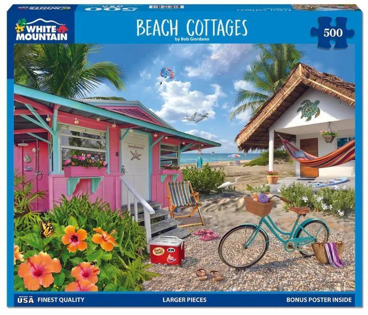 White Mountain  Jigsaw Puzzle | Beach Cottages White Mountain  Jigsaw Puzzle | Beach Cottages