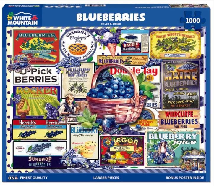 White Mountain  Jigsaw Puzzle | Blueberries