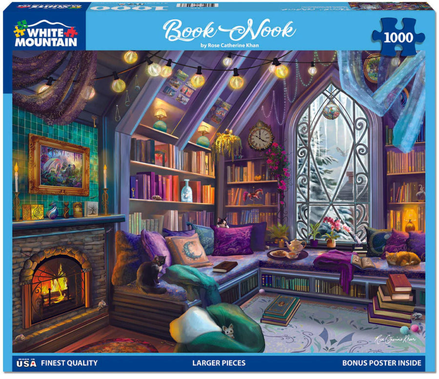 White Mountain Jigsaw Puzzle | Book Nook 1000 Piece