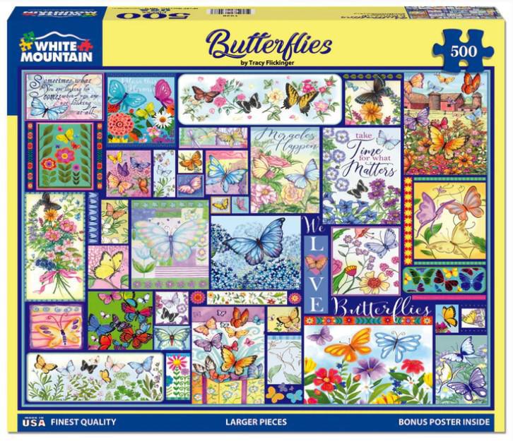 White Mountain Jigsaw Puzzle | Butterflies