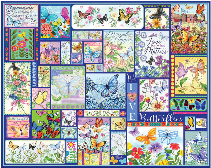 White Mountain Jigsaw Puzzle | Butterflies