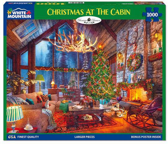 White Mountain  Jigsaw Puzzle | Christmas At The Cabin White Mountain  Jigsaw Puzzle | Christmas At The Cabin