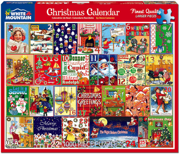 White Mountain Jigsaw Puzzle | Christmas Calendar 1000 Piece