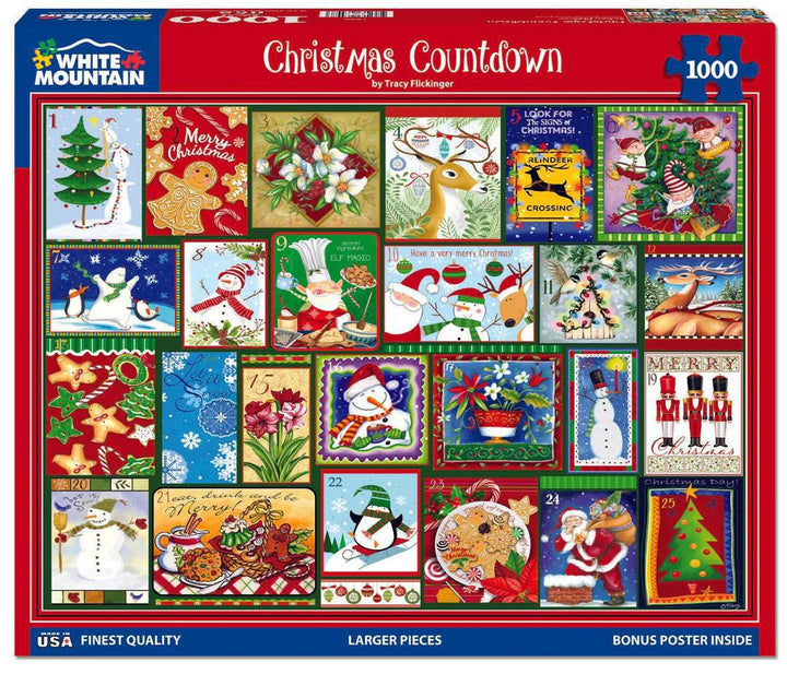 White Mountain Jigsaw Puzzle | Christmas Countdown White Mountain Jigsaw Puzzle | Christmas Countdown
