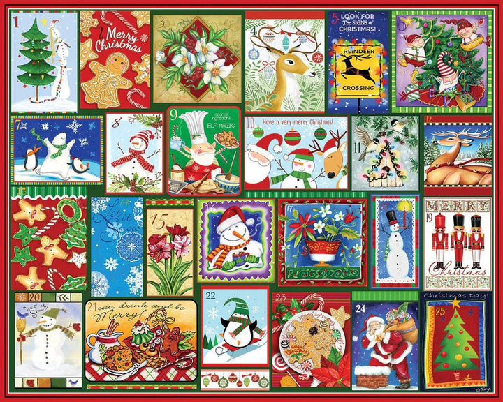 White Mountain Jigsaw Puzzle | Christmas Countdown White Mountain Jigsaw Puzzle | Christmas Countdown
