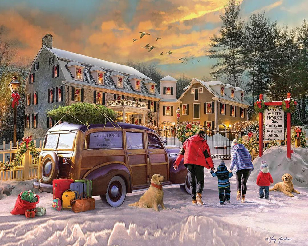 White Mountain Jigsaw Puzzle | Christmas Inn White Mountain Jigsaw Puzzle | Christmas Inn