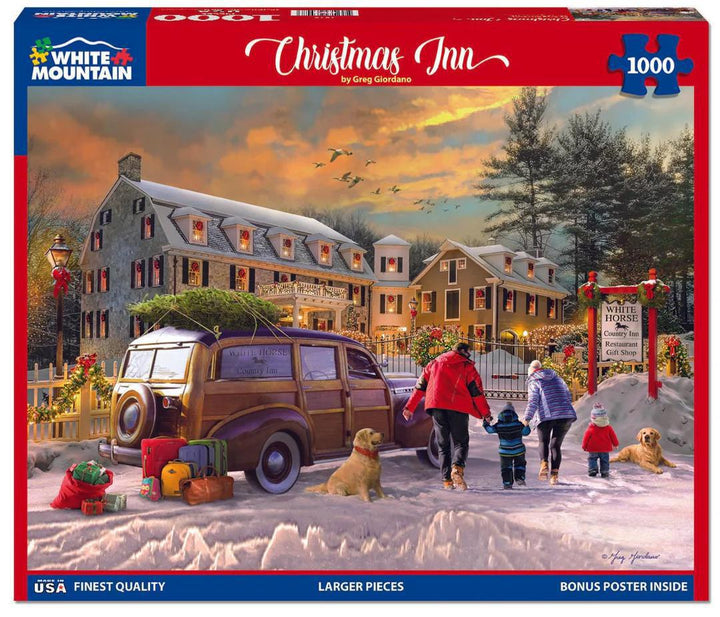 White Mountain Jigsaw Puzzle | Christmas Inn White Mountain Jigsaw Puzzle | Christmas Inn