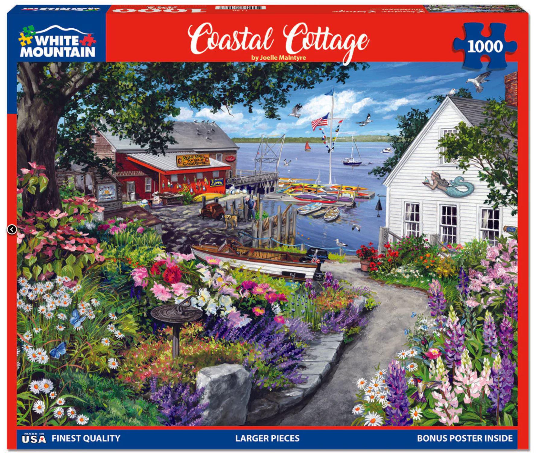 White Mountain Jigsaw Puzzle | Coastal Cottage 1000 Piece