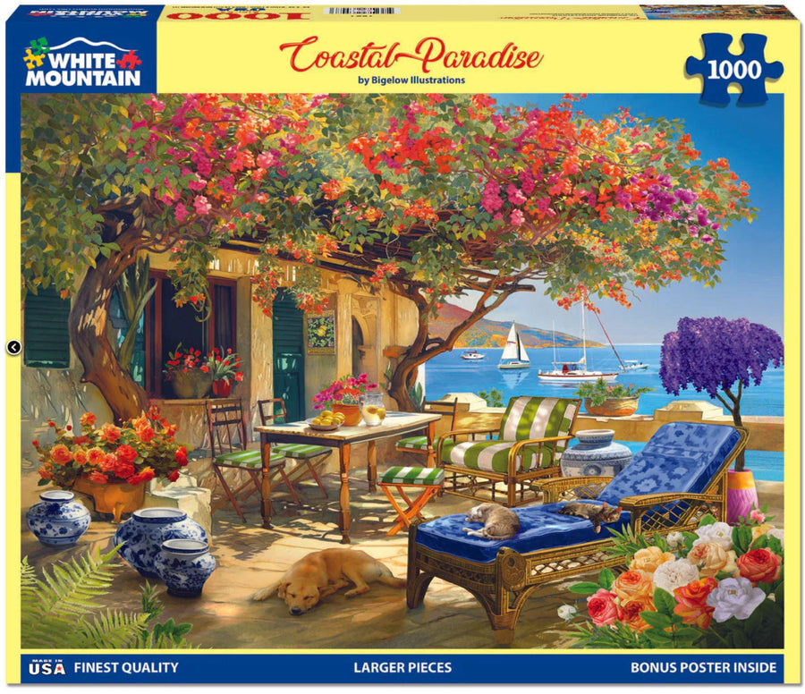 White Mountain Jigsaw Puzzle | Coastal Paradise 1000 Piece