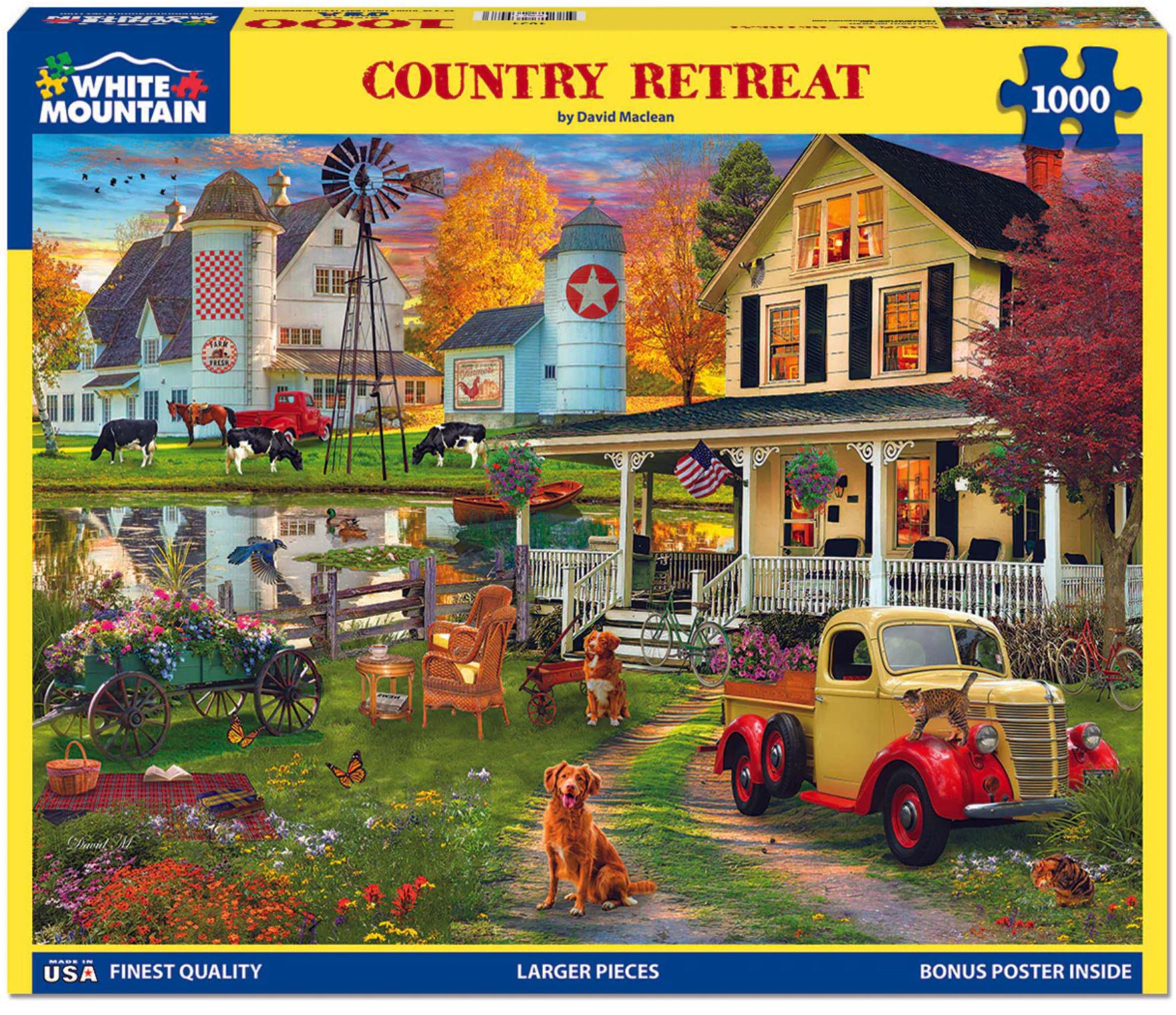 White Mountain Jigsaw Puzzle | Country Retreat 1000 Piece