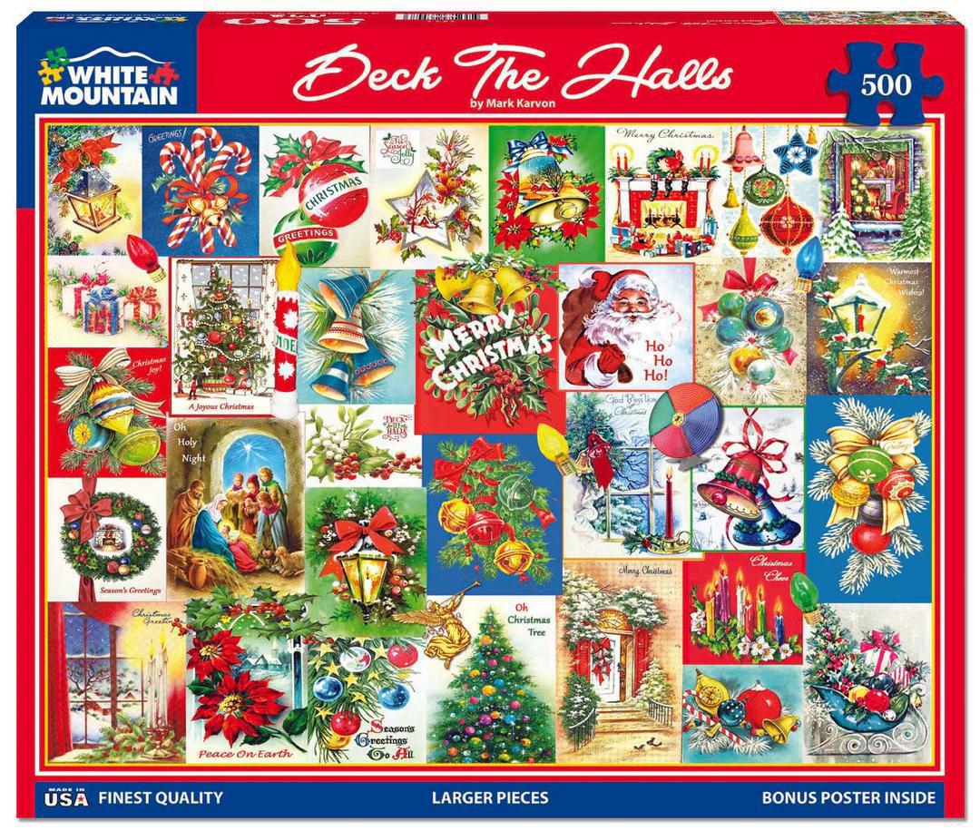 White Mountain  Jigsaw Puzzle | Deck the Halls White Mountain  Jigsaw Puzzle | Deck the Halls