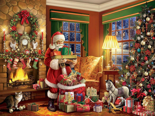 White Mountain Jigsaw Puzzle | Delivering Gifts White Mountain Jigsaw Puzzle | Delivering Gifts