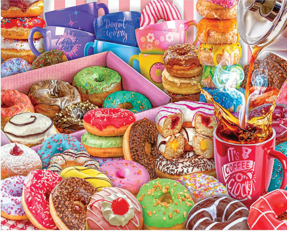 White Mountain  Jigsaw Puzzle | Donuts & Coffee