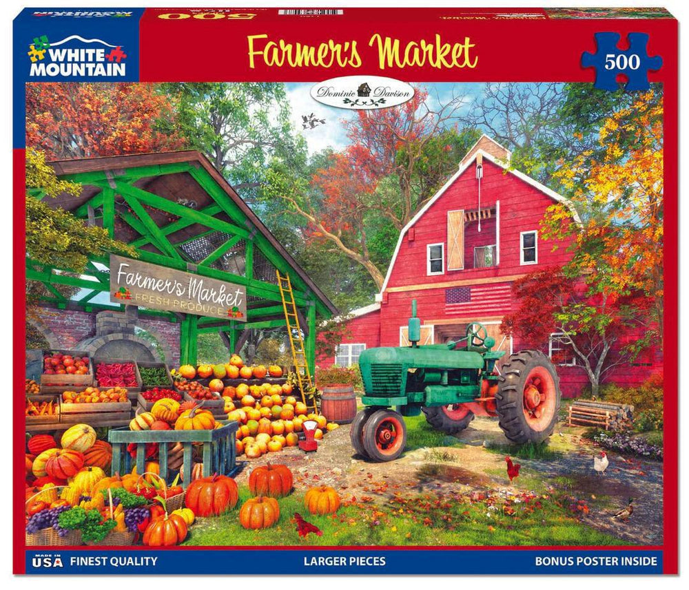 White Mountain  Jigsaw Puzzle | Farmer's Market White Mountain  Jigsaw Puzzle | Farmer's Market