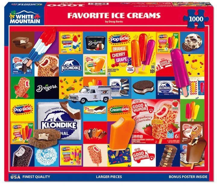 White Mountain  Jigsaw Puzzle | Favorite Ice Creams White Mountain  Jigsaw Puzzle | Favorite Ice Creams