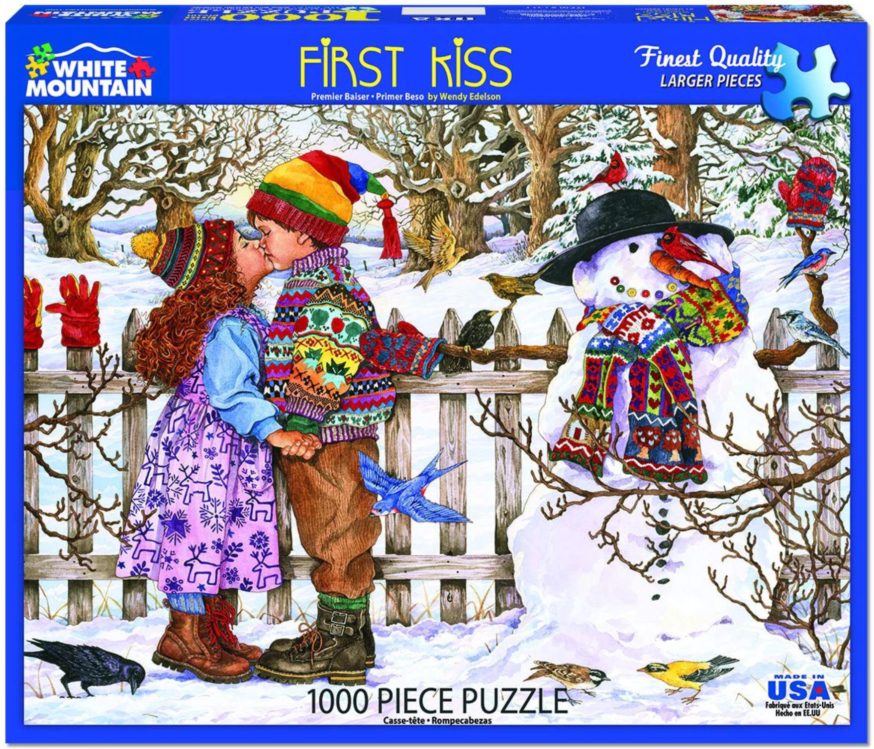 White Mountain Jigsaw Puzzle | First Kiss 1000 Piece