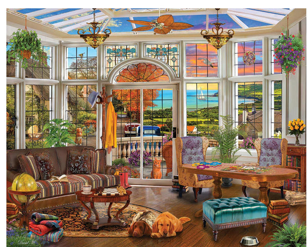 White Mountain  Jigsaw Puzzle | Garden Room