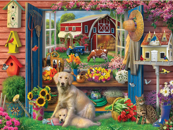 White Mountain  Jigsaw Puzzle | Garden Shed