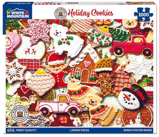 White Mountain  Jigsaw Puzzle | Holiday Cookies-King Arthur White Mountain  Jigsaw Puzzle | Holiday Cookies-King Arthur