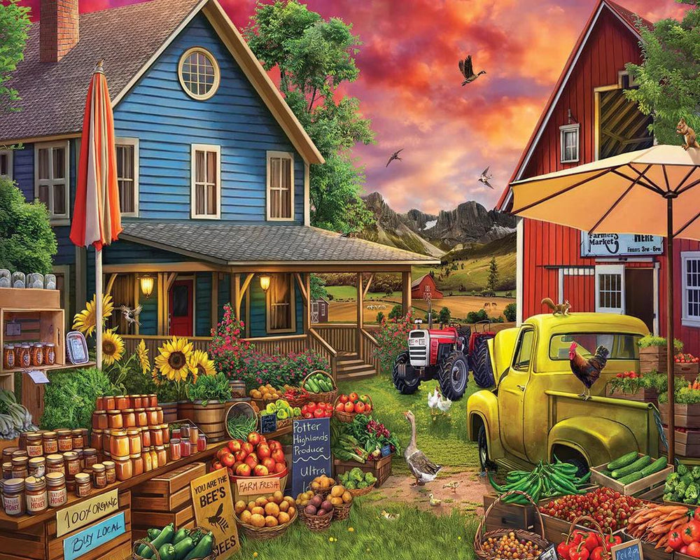 White Mountain Jigsaw Puzzle | Honey Farm White Mountain Jigsaw Puzzle | Honey Farm