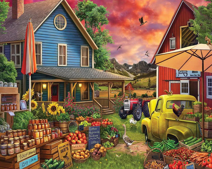 White Mountain Jigsaw Puzzle | Honey Farm White Mountain Jigsaw Puzzle | Honey Farm