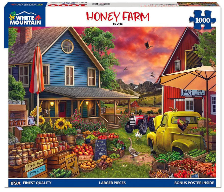 White Mountain Jigsaw Puzzle | Honey Farm White Mountain Jigsaw Puzzle | Honey Farm