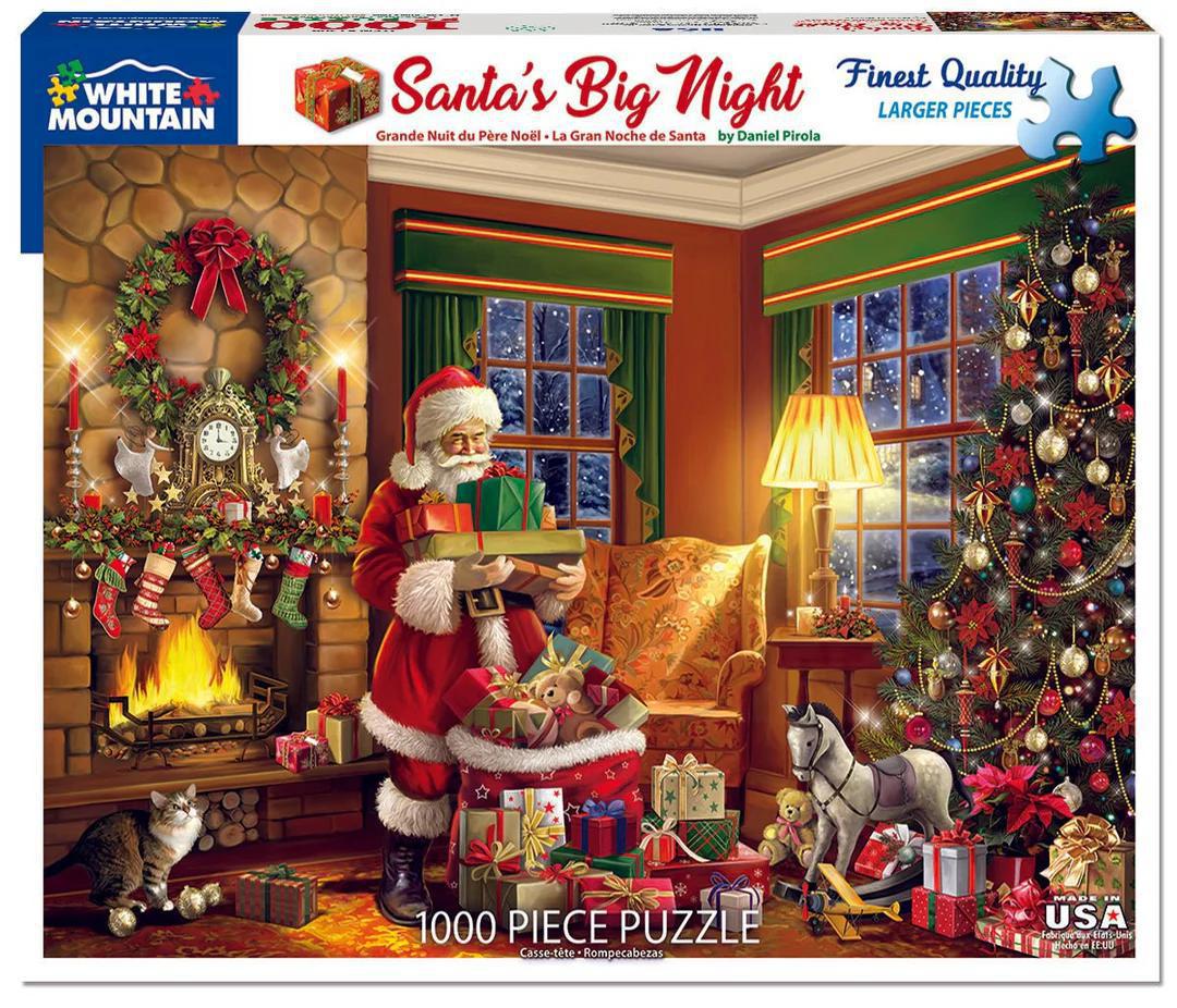 White Mountain Jigsaw Puzzle | Its Santa's Big Night White Mountain Jigsaw Puzzle | Its Santa's Big Night