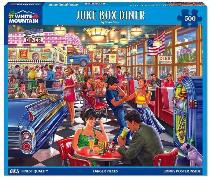 White Mountain  Jigsaw Puzzle | Juke Box Diner White Mountain  Jigsaw Puzzle | Juke Box Diner