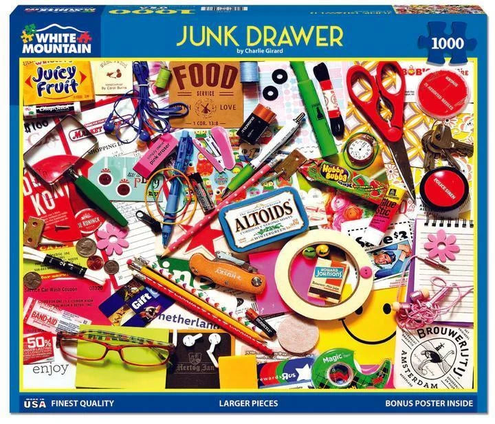 White Mountain  Jigsaw Puzzle | Junk Drawer White Mountain  Jigsaw Puzzle | Junk Drawer