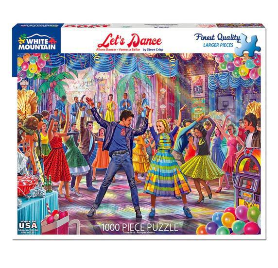 White Mountain Jigsaw Puzzle | Let's Dance 1000 Piece White Mountain Jigsaw Puzzle | Let's Dance 1000 Piece