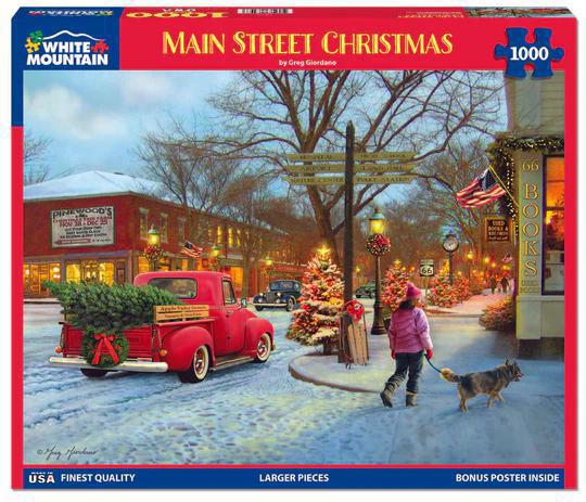 White Mountain  Jigsaw Puzzle | Main Street Christmas White Mountain  Jigsaw Puzzle | Main Street Christmas