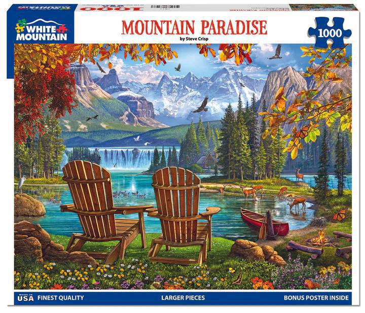 White Mountain Jigsaw Puzzle | Mountain Paradise 1000 Piece White Mountain Jigsaw Puzzle | Mountain Paradise 1000 Piece