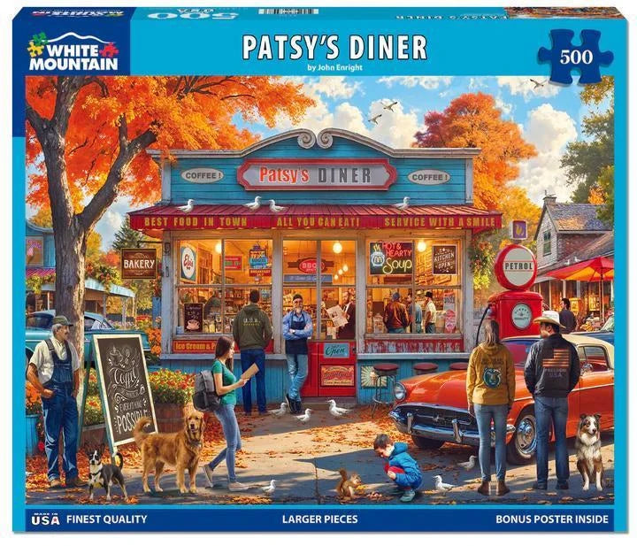 White Mountain  Jigsaw Puzzle | Patsy’s Diner White Mountain  Jigsaw Puzzle | Patsy’s Diner