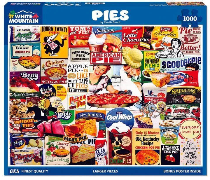 White Mountain  Jigsaw Puzzle | Pies White Mountain  Jigsaw Puzzle | Pies