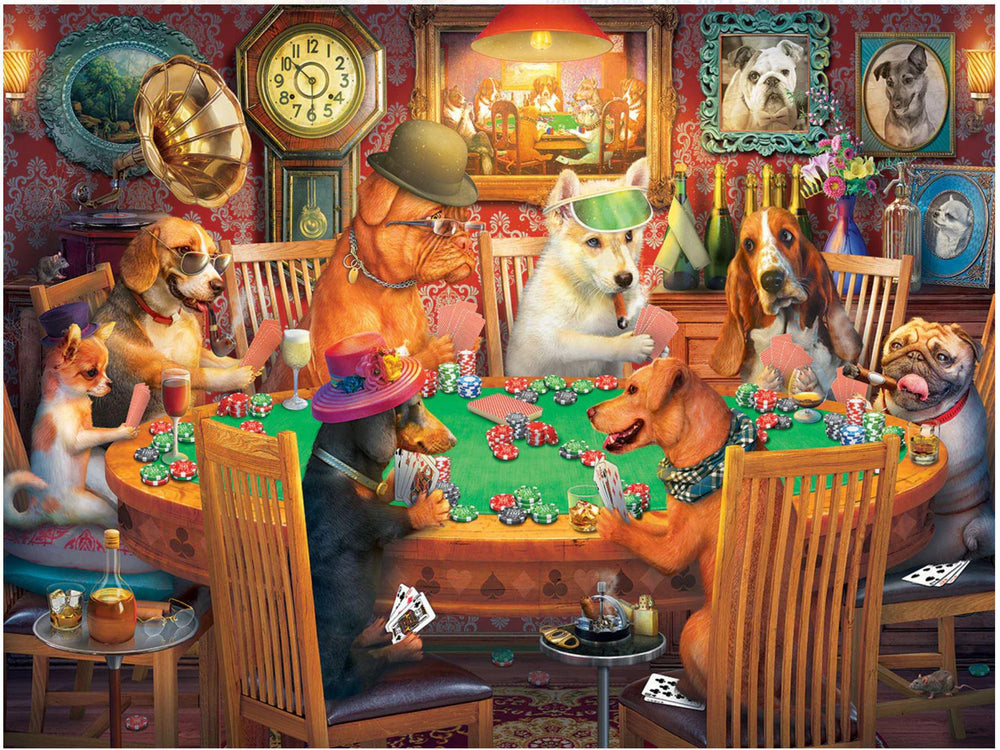 White Mountain Jigsaw Puzzle | Poker Dogs 500 Piece